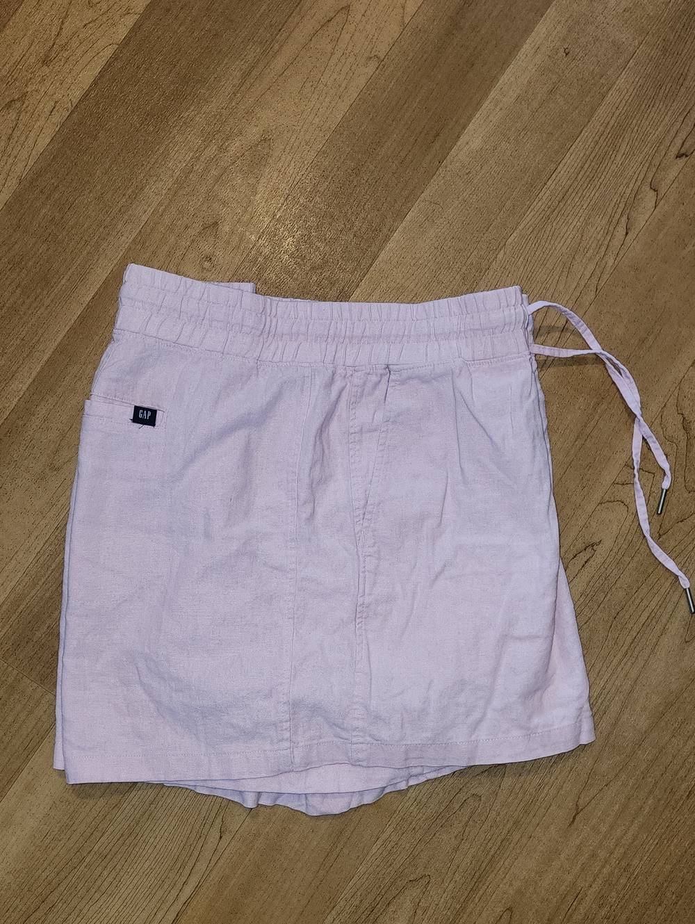 GAP Light Pink Women's Linen-like Casual Pocket Short